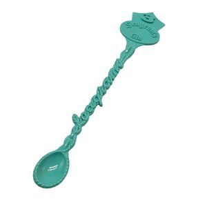 Seagrams Gin Extra Dry Vintage Aqua Bar Spoon Mixer Swizzle Stick